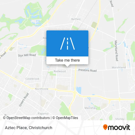 Aztec Place map