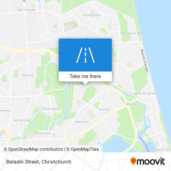 Baladin Street map