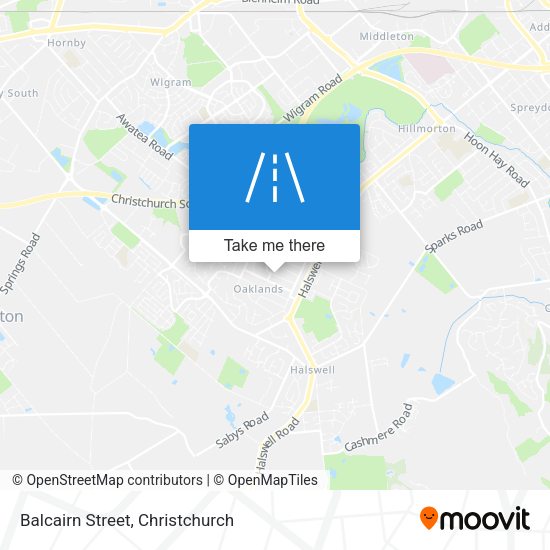 Balcairn Street map