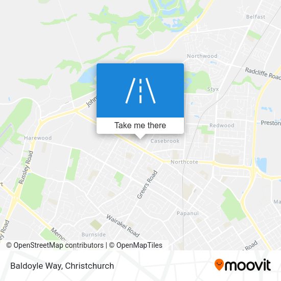 Baldoyle Way map