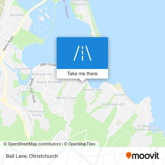 Ball Lane map
