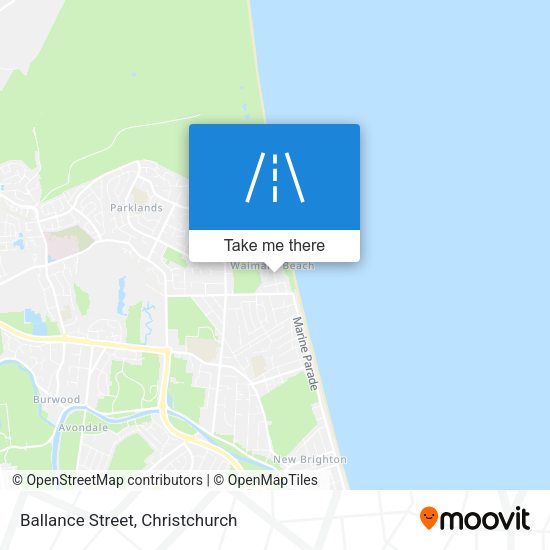 Ballance Street map
