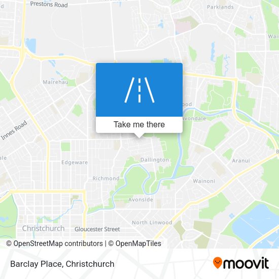 Barclay Place map