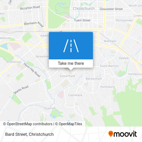 Bard Street map
