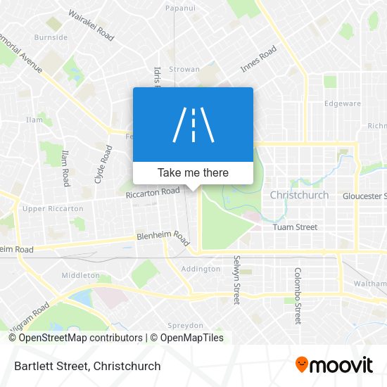 Bartlett Street map