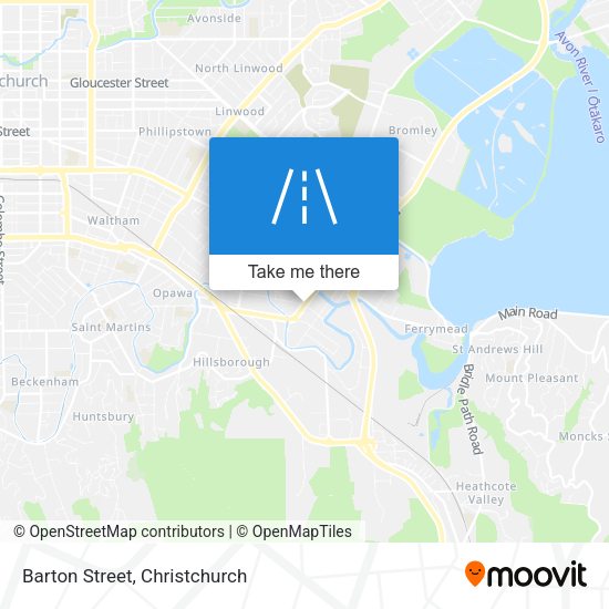 Barton Street map