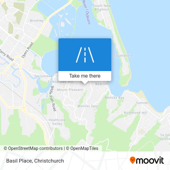 Basil Place map