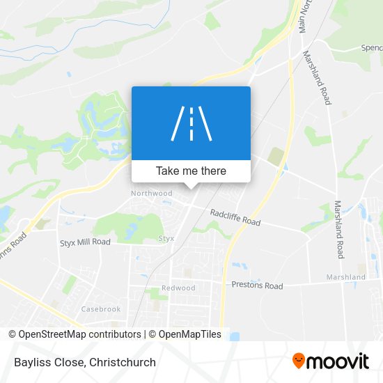 Bayliss Close map