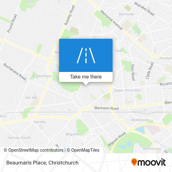 Beaumaris Place map