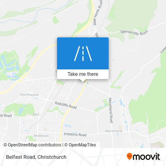 Belfast Road map