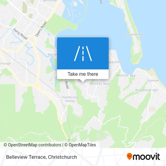 Belleview Terrace map