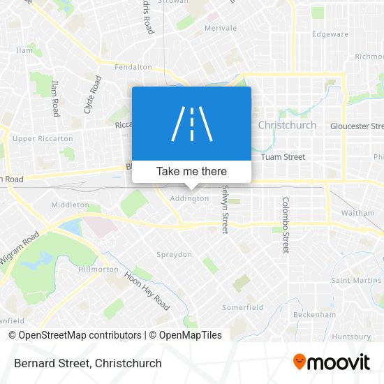 Bernard Street map