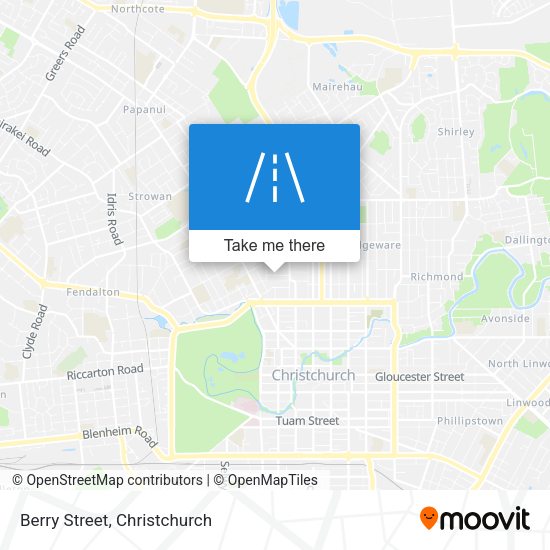 Berry Street map