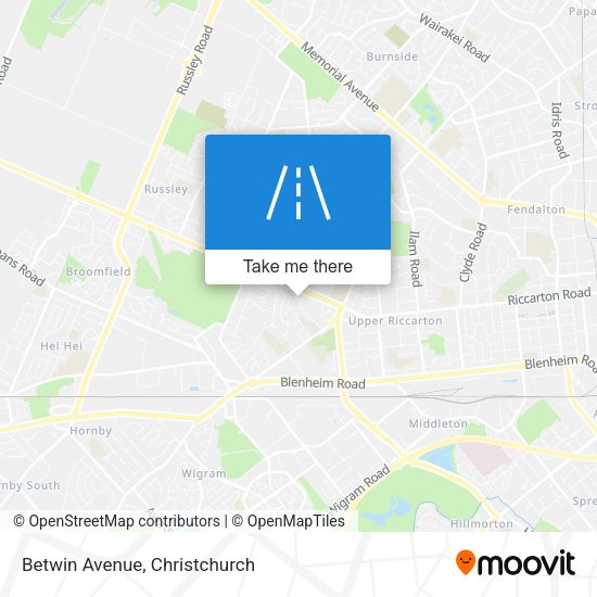 Betwin Avenue map