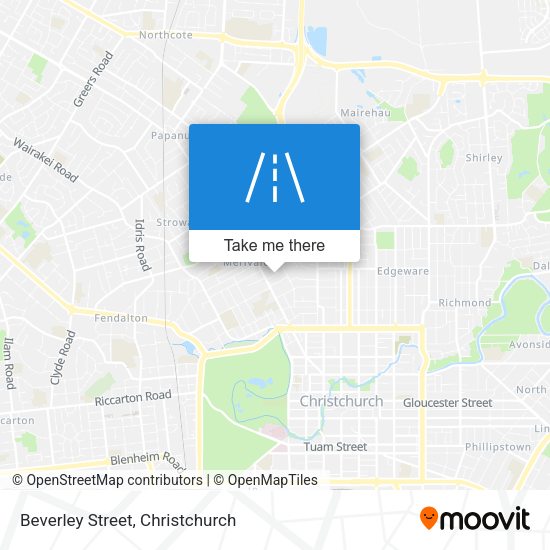 Beverley Street map