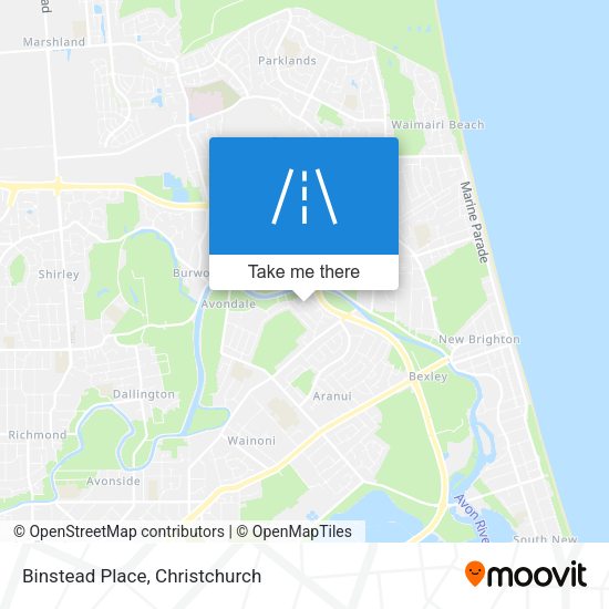 Binstead Place map