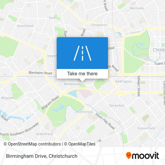 Birmingham Drive map
