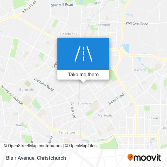 Blair Avenue map