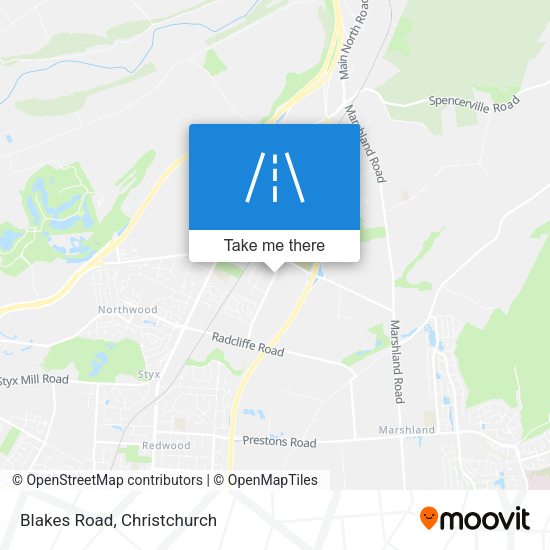 Blakes Road map