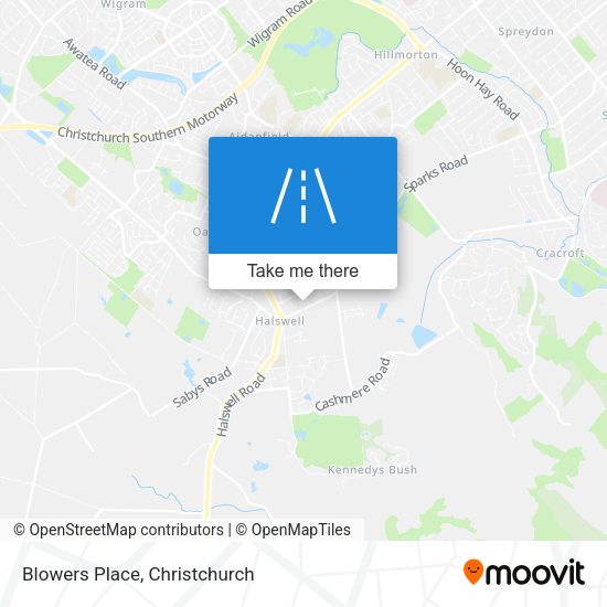 Blowers Place map