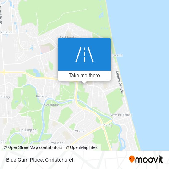 Blue Gum Place map