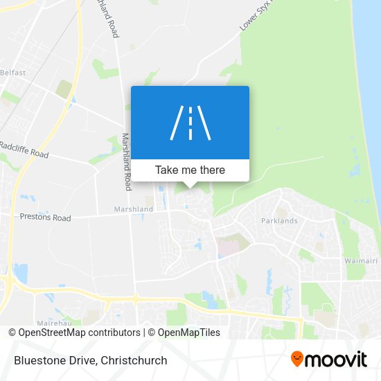 Bluestone Drive map
