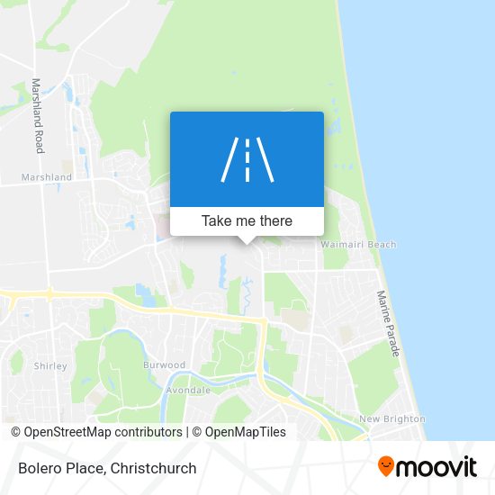 Bolero Place map
