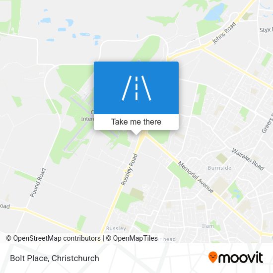 Bolt Place map