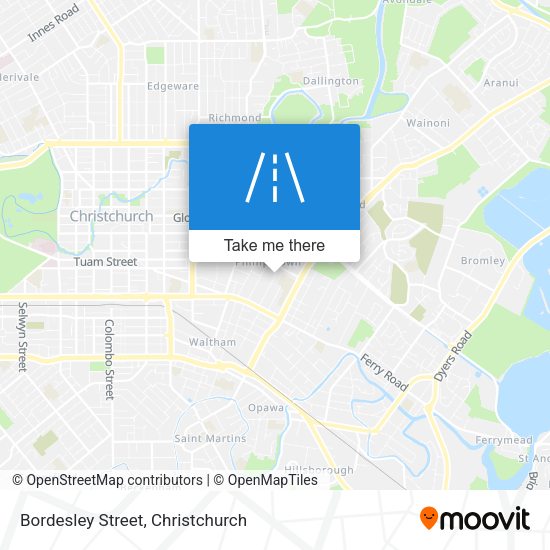 Bordesley Street map