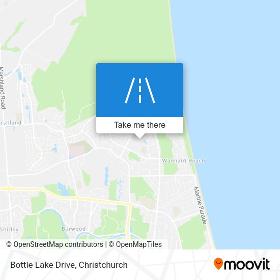 Bottle Lake Drive map