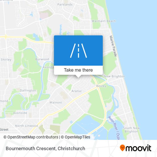 Bournemouth Crescent map