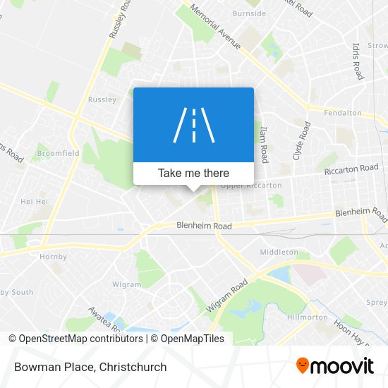 Bowman Place map