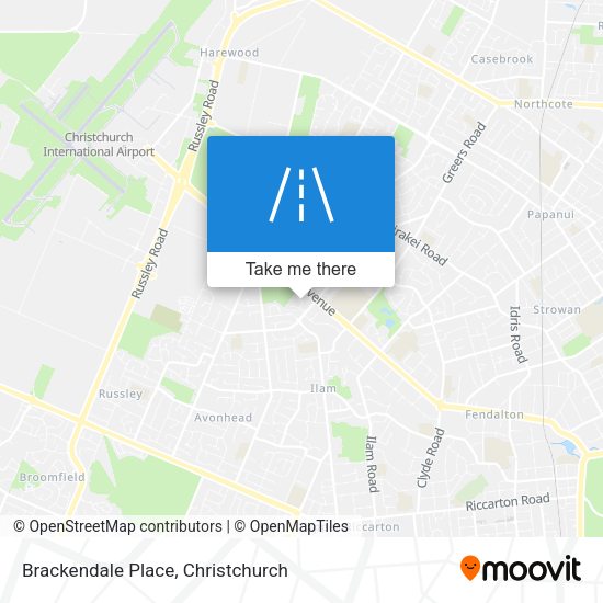 Brackendale Place map