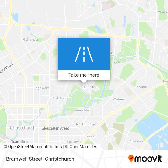 Bramwell Street map