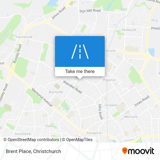 Brent Place map