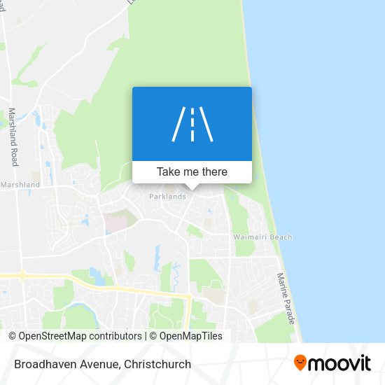 Broadhaven Avenue map