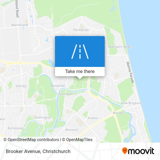 Brooker Avenue map