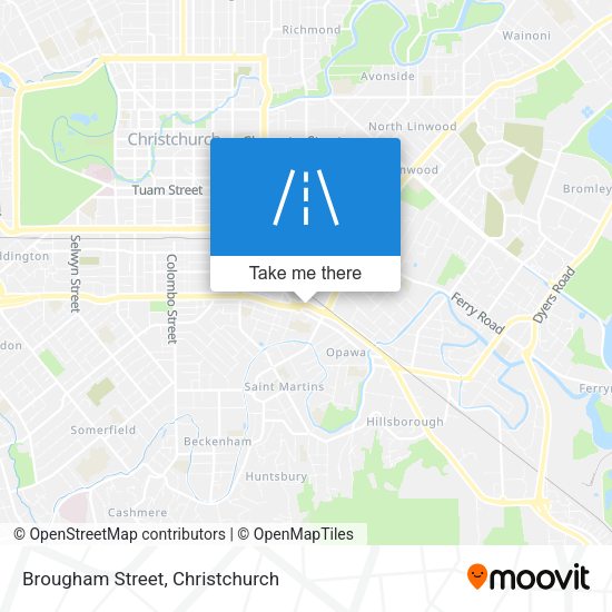 Brougham Street map