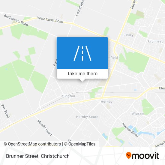 Brunner Street map