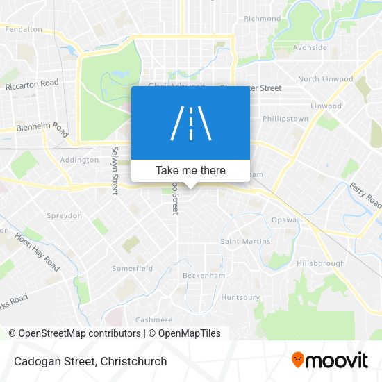 Cadogan Street map