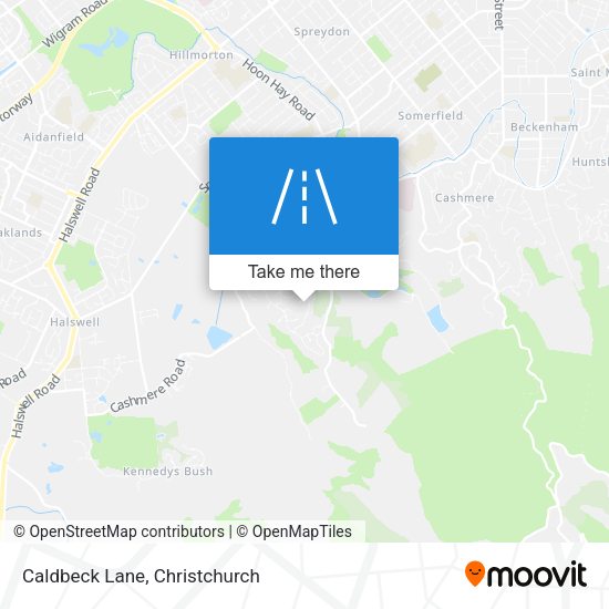 Caldbeck Lane map