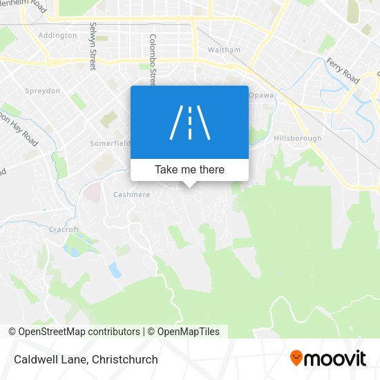 Caldwell Lane map