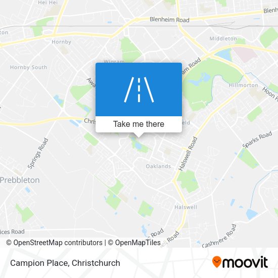 Campion Place map