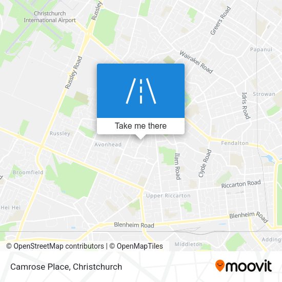 Camrose Place map
