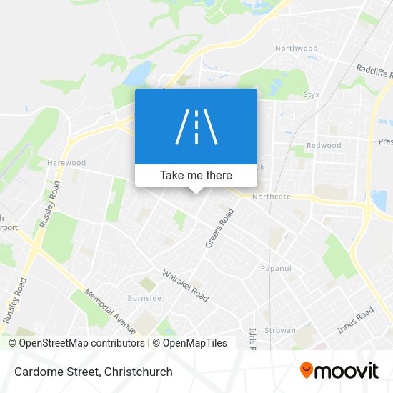 Cardome Street map