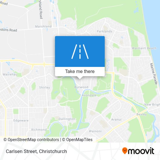 Carlsen Street map