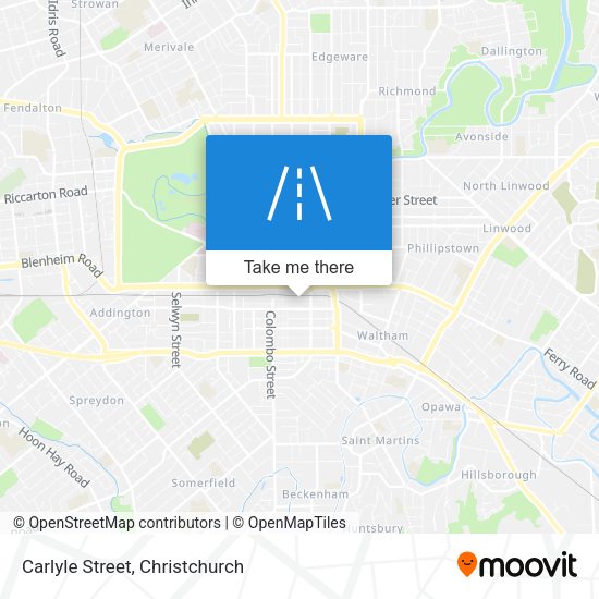 Carlyle Street map