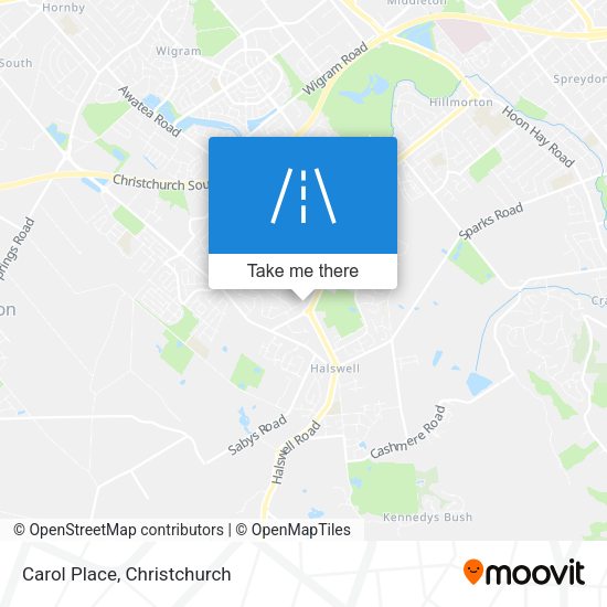 Carol Place map