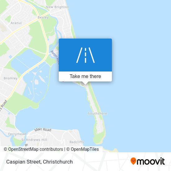 Caspian Street map
