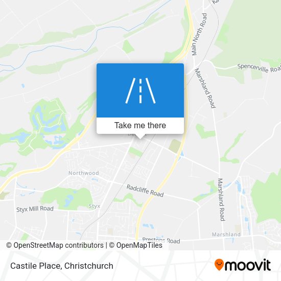 Castile Place map